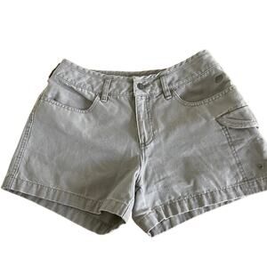 The North Face A5 Series Outdoor Hiking Cargo Shorts size 4 Tan/Gray